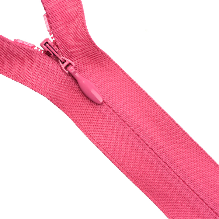 HEAVY-DUTY INVISIBLE ZIP COL 312 BRIGHT PINK