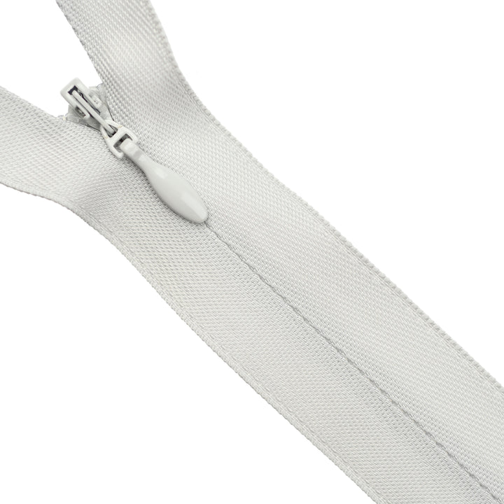 HEAVY-DUTY INVISIBLE ZIP COL 316 PALE GREY