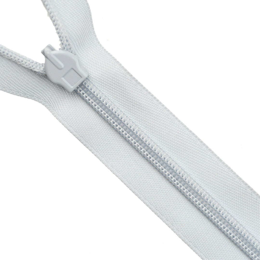 HEAVY-DUTY INVISIBLE ZIP COL 369 SILVER GREY