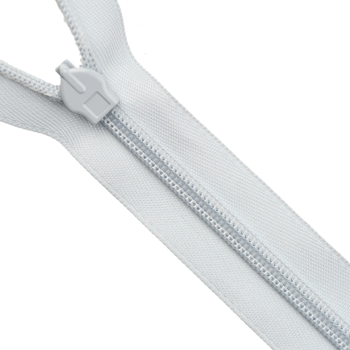 HEAVY-DUTY INVISIBLE ZIP COL 369 SILVER GREY