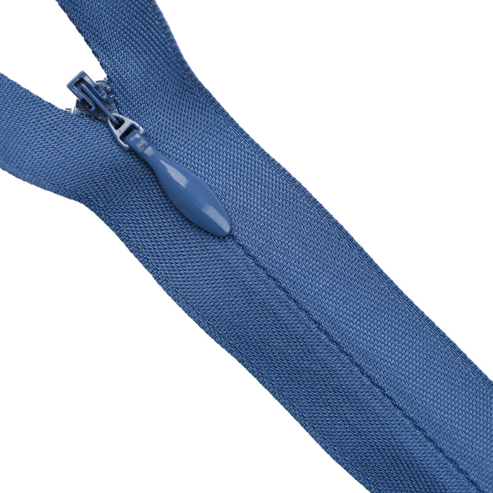 HEAVY-DUTY INVISIBLE ZIP COL 381 BLUE