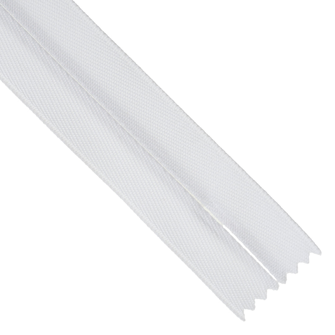 HEAVY-DUTY INVISIBLE ZIP COL WHITE