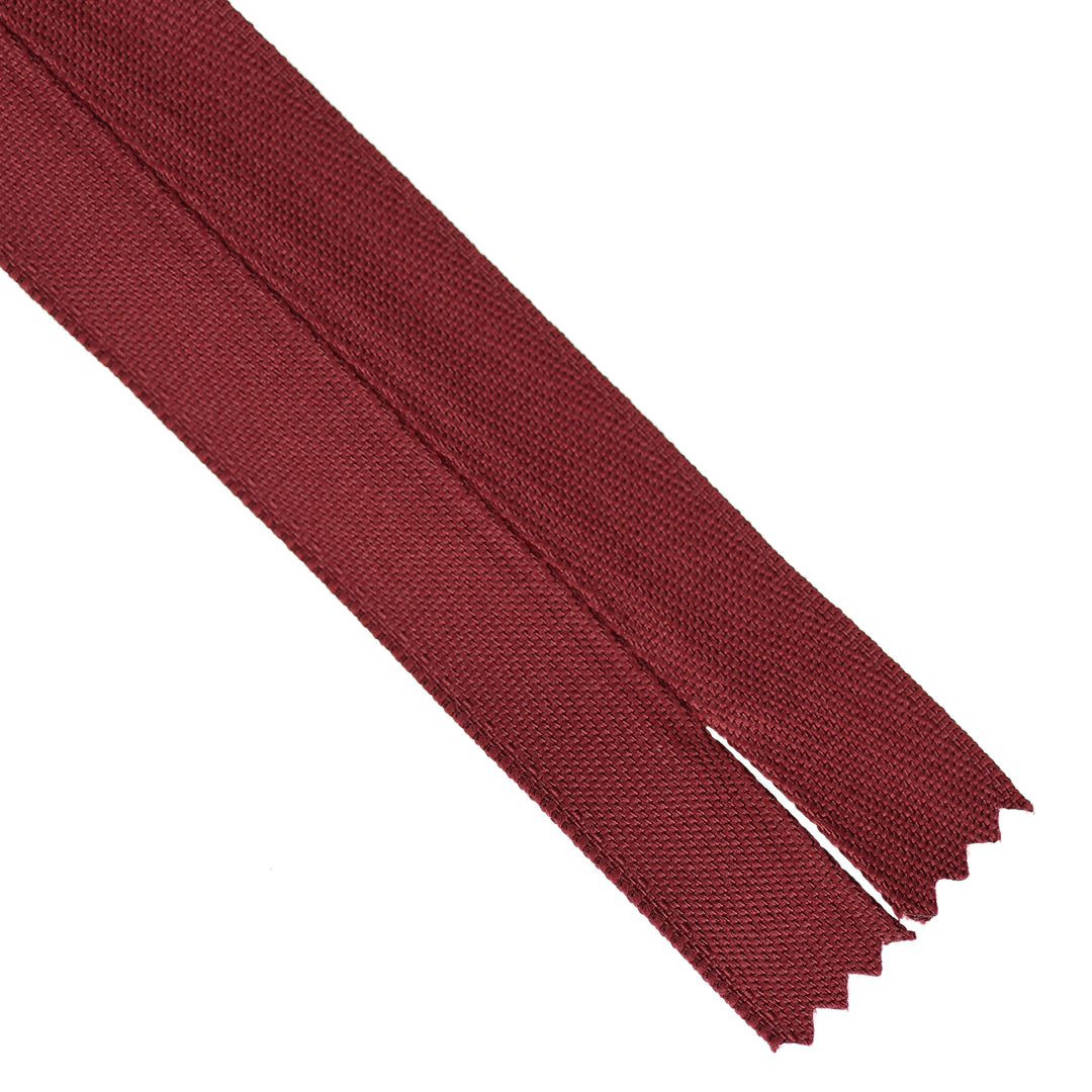 HEAVY-DUTY INVISIBLE ZIP COL 527 BURGUNDY