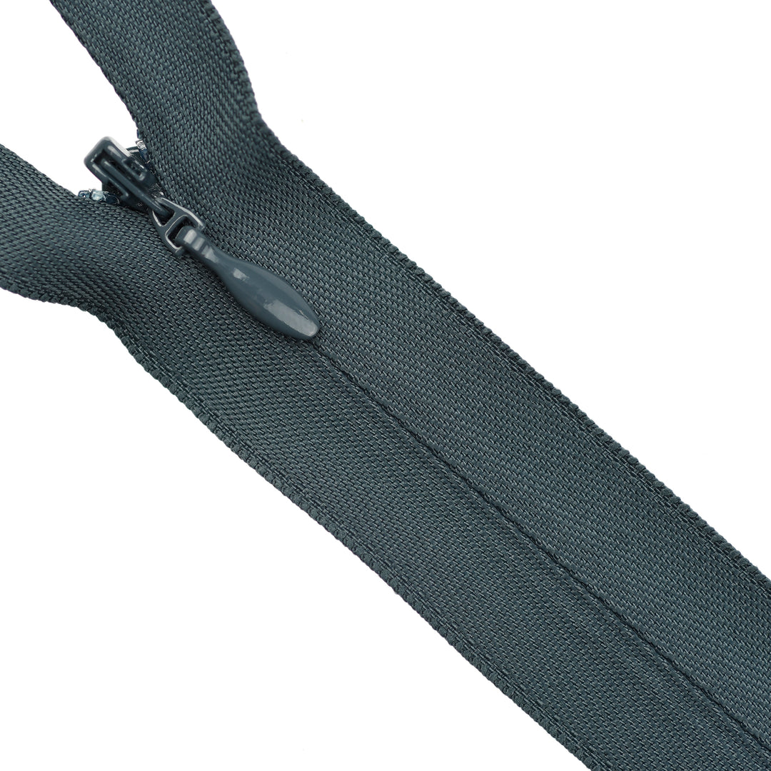 HEAVY-DUTY INVISIBLE ZIP COL 579 STEEL GREY