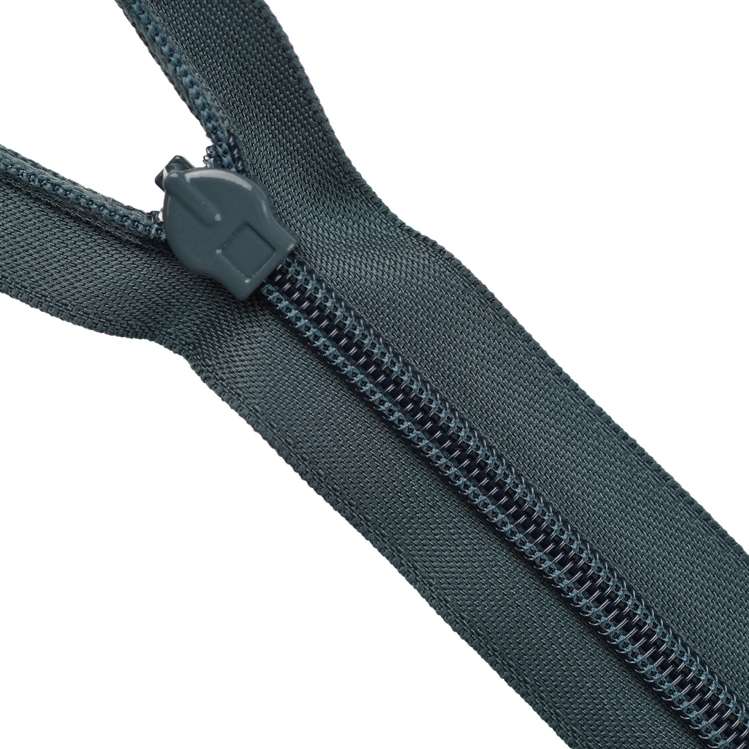 HEAVY-DUTY INVISIBLE ZIP COL 579 STEEL GREY