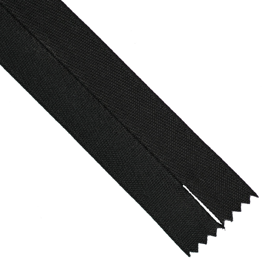 HEAVY-DUTY INVISIBLE ZIP COL BLACK