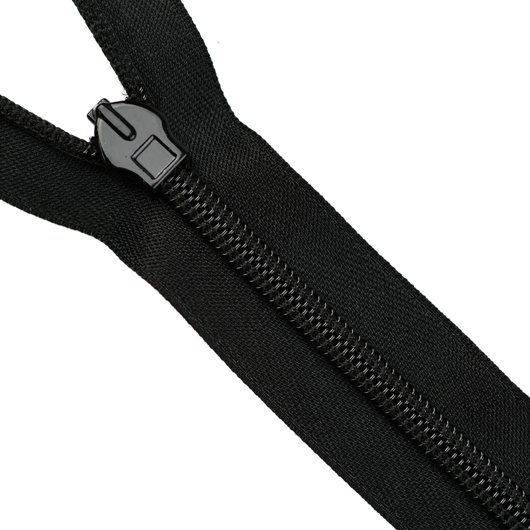 HEAVY-DUTY INVISIBLE ZIP COL BLACK