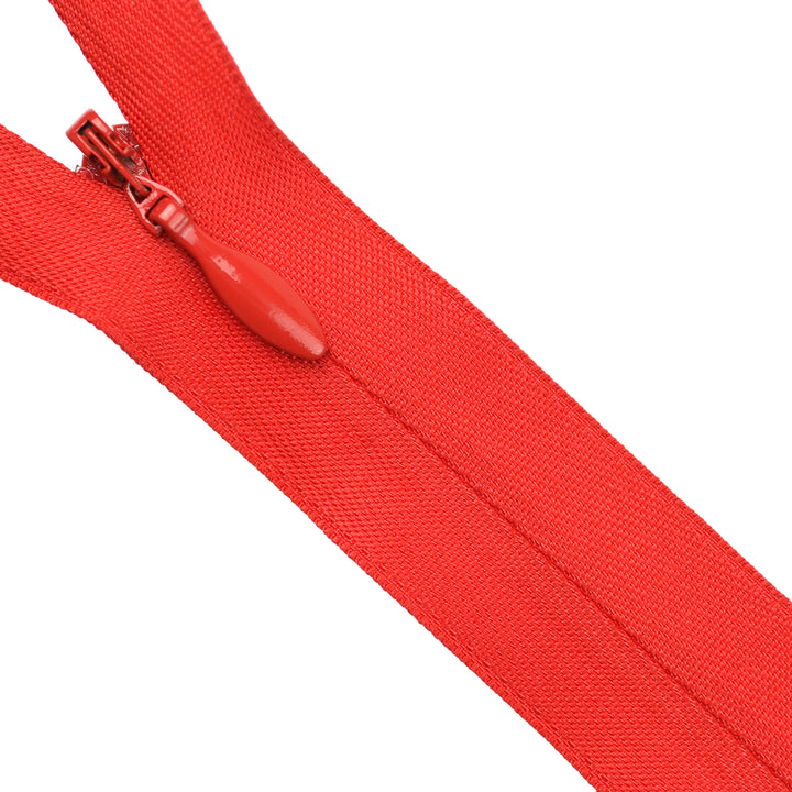 HEAVY-DUTY INVISIBLE ZIP COL 820 VIVID RED