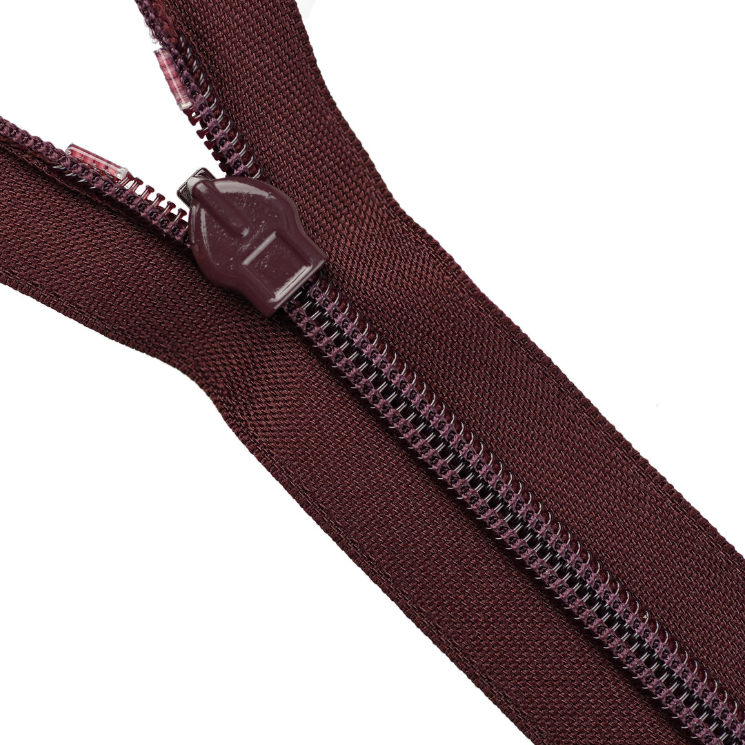 HEAVY-DUTY INVISIBLE ZIP COL 864 CLARET