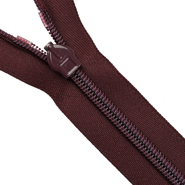 HEAVY-DUTY INVISIBLE ZIP COL 864 CLARET