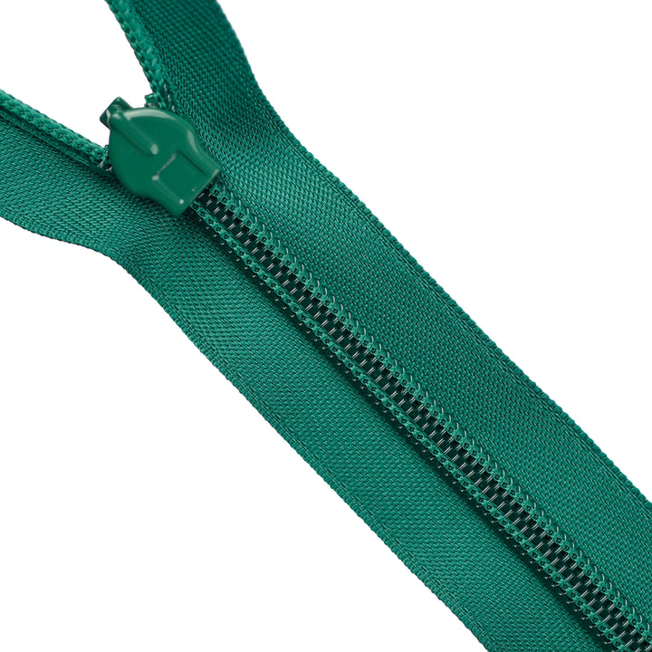HEAVY-DUTY INVISIBLE ZIP COL 878 EMERALD GREEN