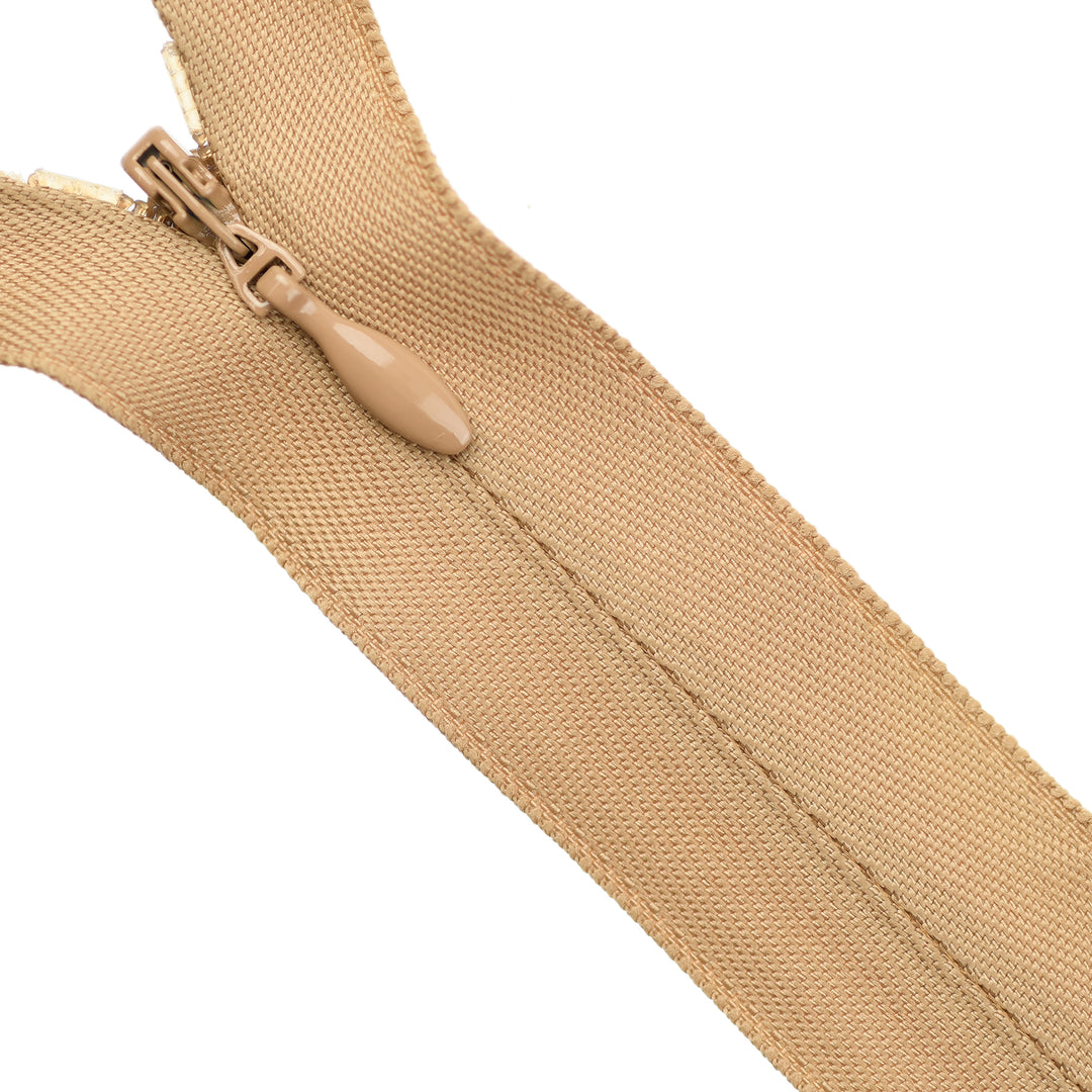 HEAVY-DUTY INVISIBLE ZIP COL 893 SAND