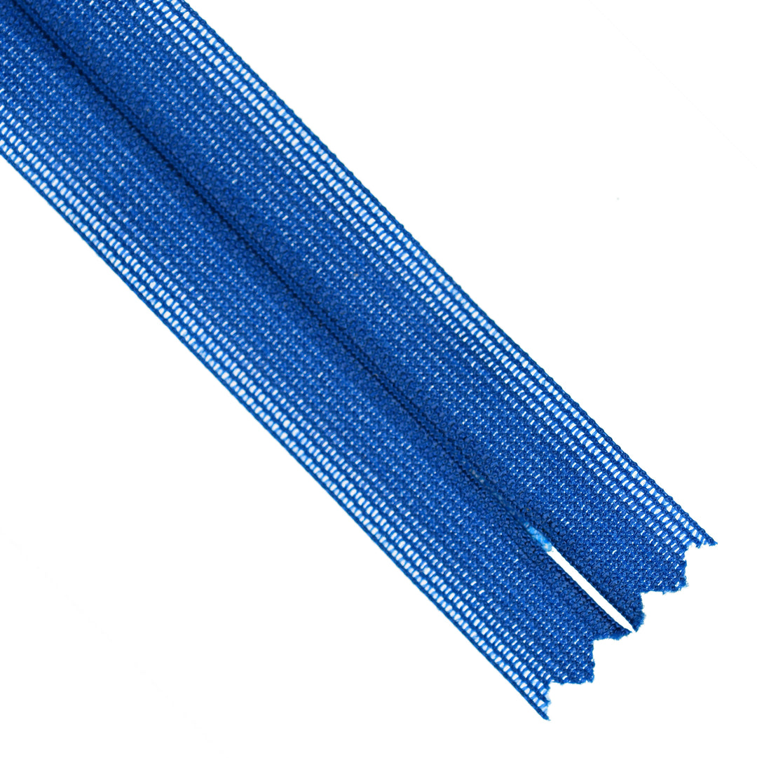 YKK INVISIBLE MESH ZIP COL 027 ELECTRIC BLUE