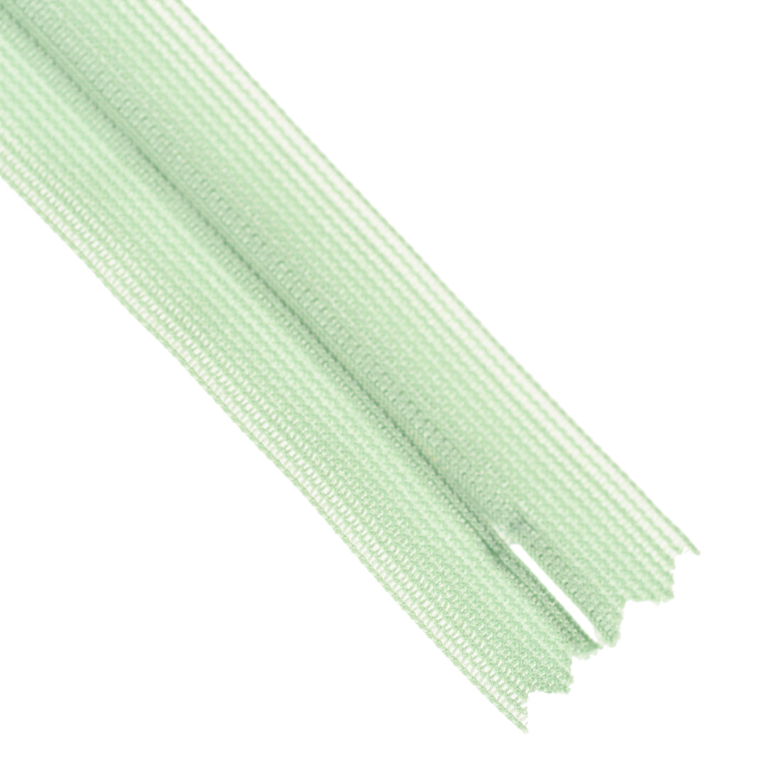YKK INVISIBLE MESH ZIP COL 063 LIGHT SAGE