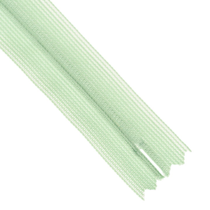 YKK INVISIBLE MESH ZIP COL 063 LIGHT SAGE