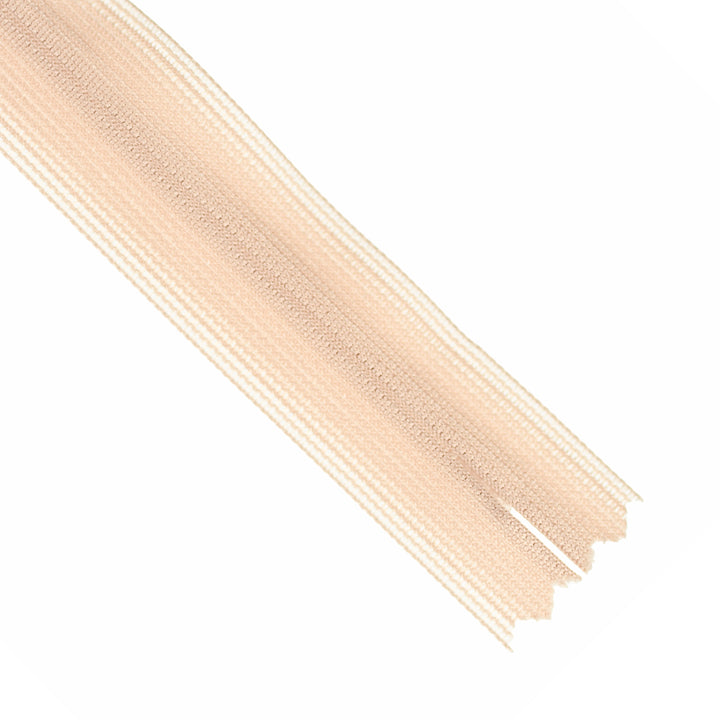 YKK INVISIBLE MESH ZIP COL 098 WARM BEIGE
