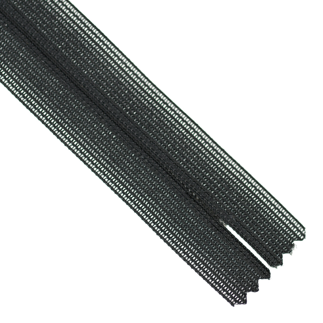 YKK INVISIBLE MESH ZIP COL 156 CHARCOAL