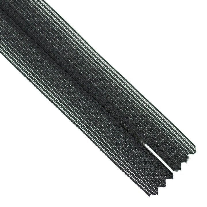 YKK INVISIBLE MESH ZIP COL 156 CHARCOAL