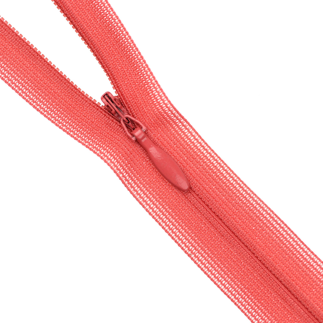 YKK INVISIBLE MESH ZIP COL 166 HOT PINK