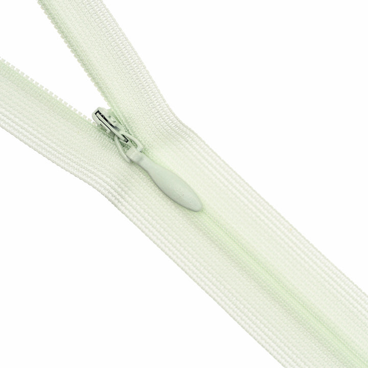 YKK INVISIBLE MESH ZIP COL 184 ICY GREEN