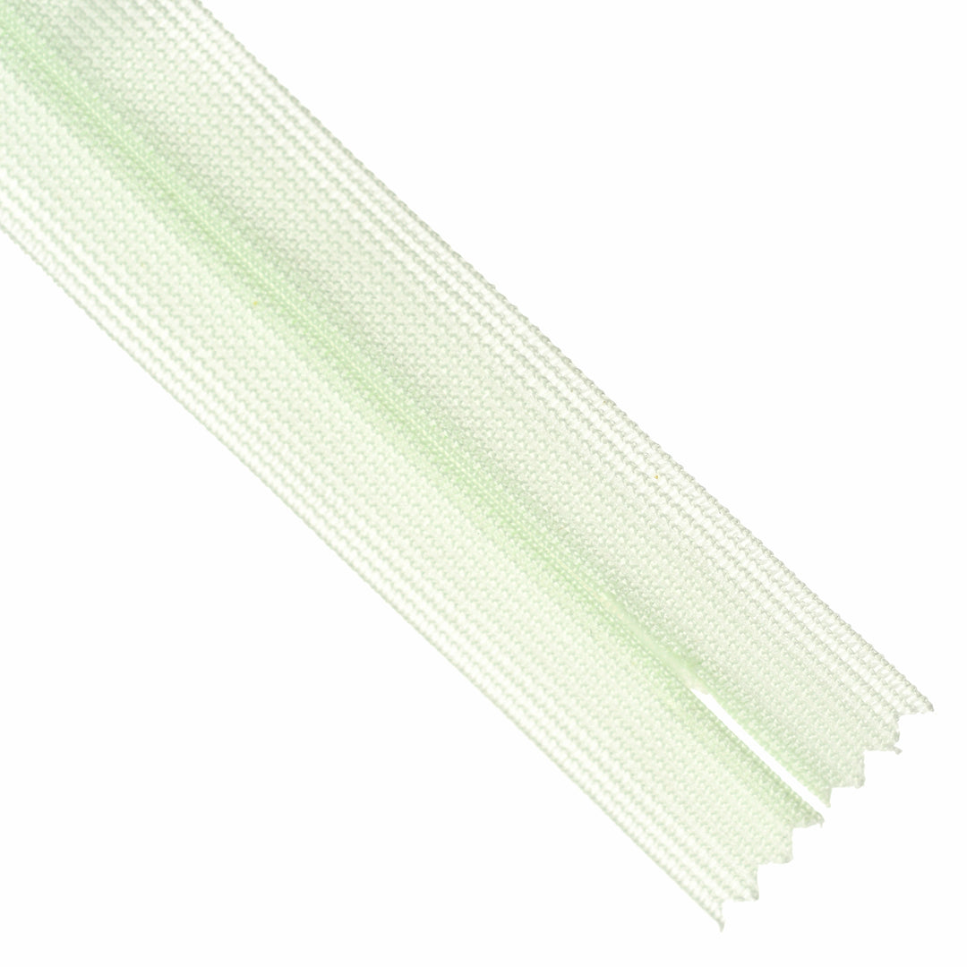 YKK INVISIBLE MESH ZIP COL 184 ICY GREEN