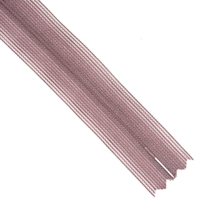 YKK INVISIBLE MESH ZIP COL 206 DUSTY VIOLET