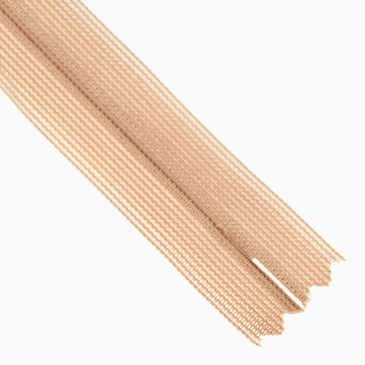 YKK INVISIBLE MESH ZIP COL 229 CAMEL