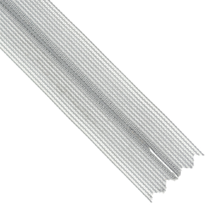 YKK INVISIBLE MESH ZIP COL 243 MID GREY