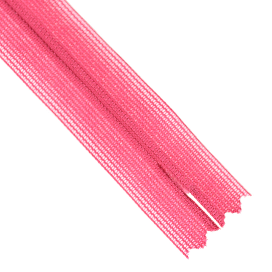 YKK INVISIBLE MESH ZIP COL 383 PINK HIBISCUS