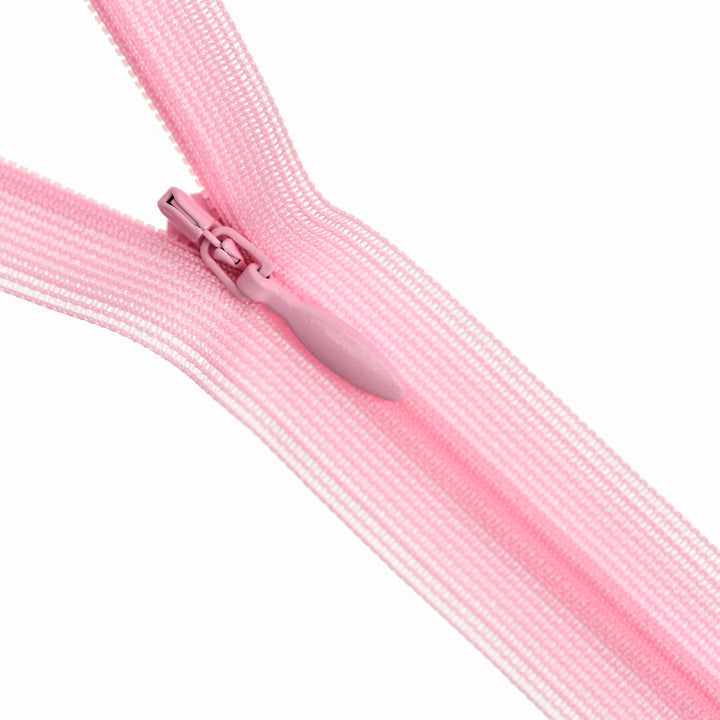 YKK INVISIBLE MESH ZIP COL 513 CANDY PINK