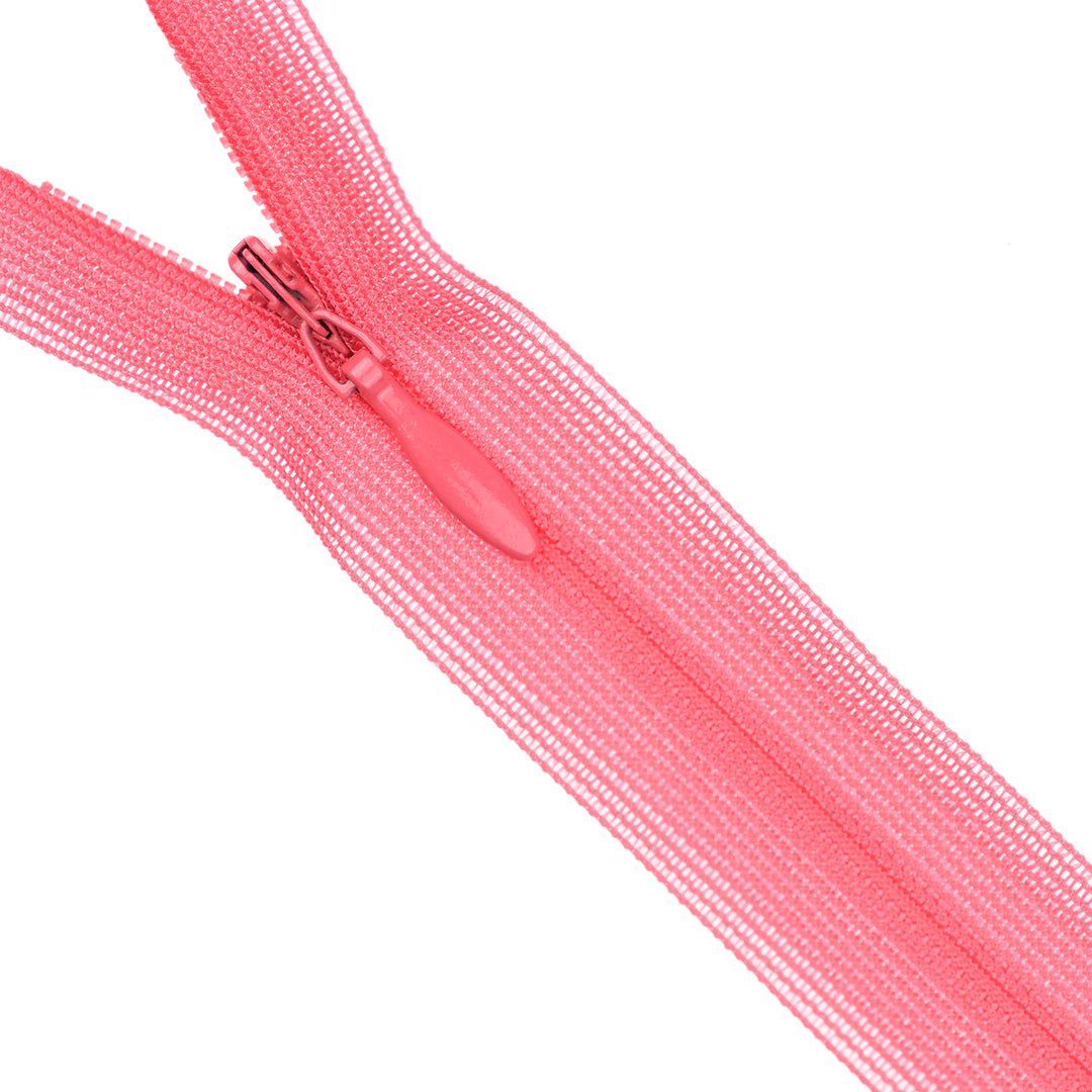 YKK INVISIBLE MESH ZIP COL 517 BARBIE PINK