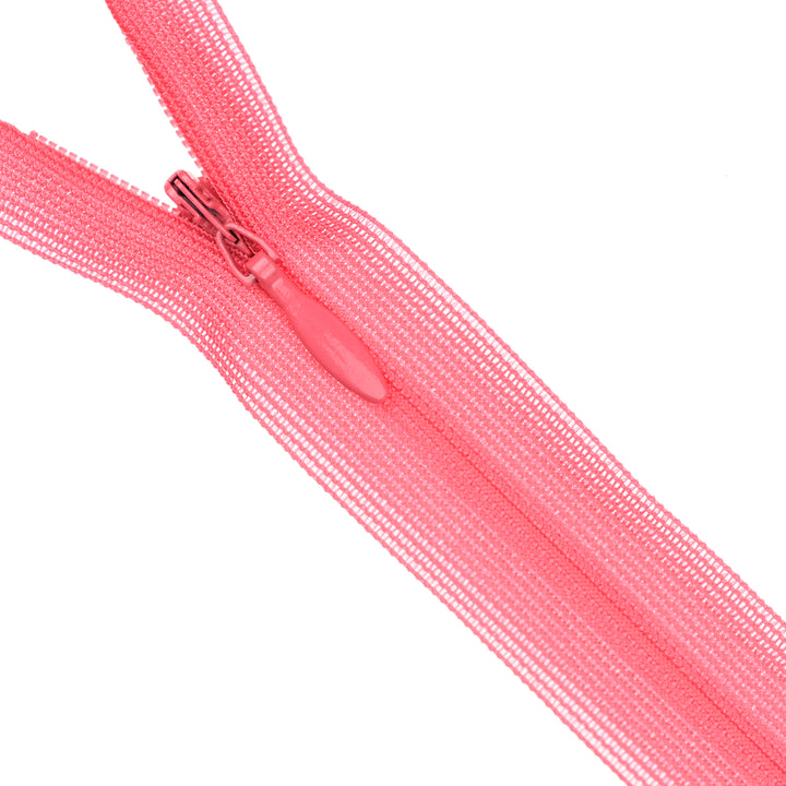 YKK INVISIBLE MESH ZIP COL 517 BARBIE PINK