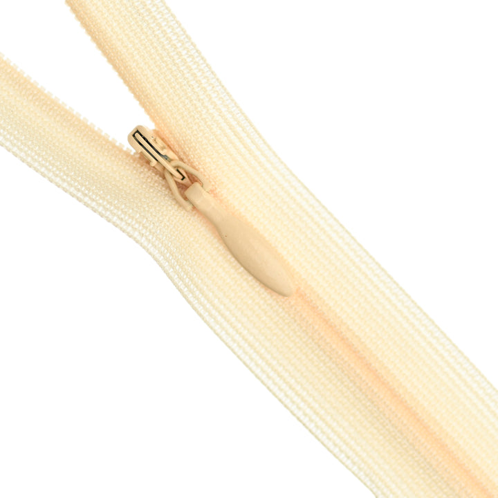 YKK INVISIBLE MESH ZIP COL 805 RICH CREAM