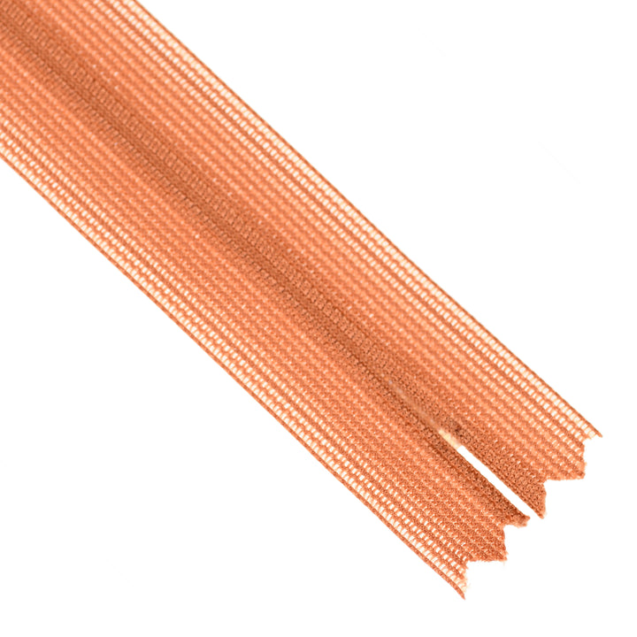 YKK INVISIBLE MESH ZIP COL 808 COPPER RUST