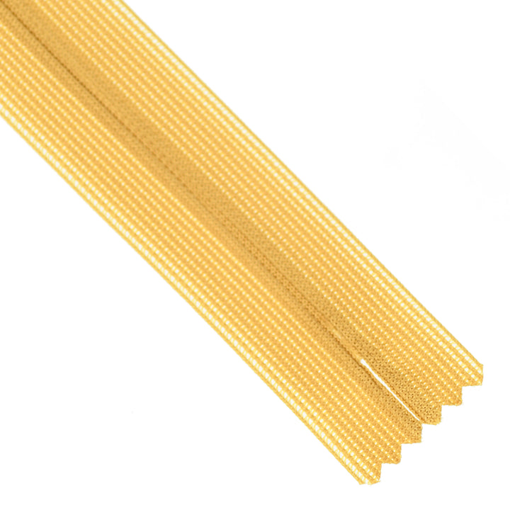 YKK INVISIBLE MESH ZIP COL 828 MUSTARD
