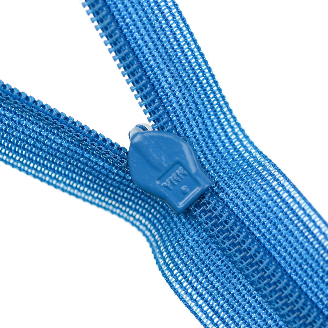 YKK INVISIBLE MESH ZIP COL 836 COBALT