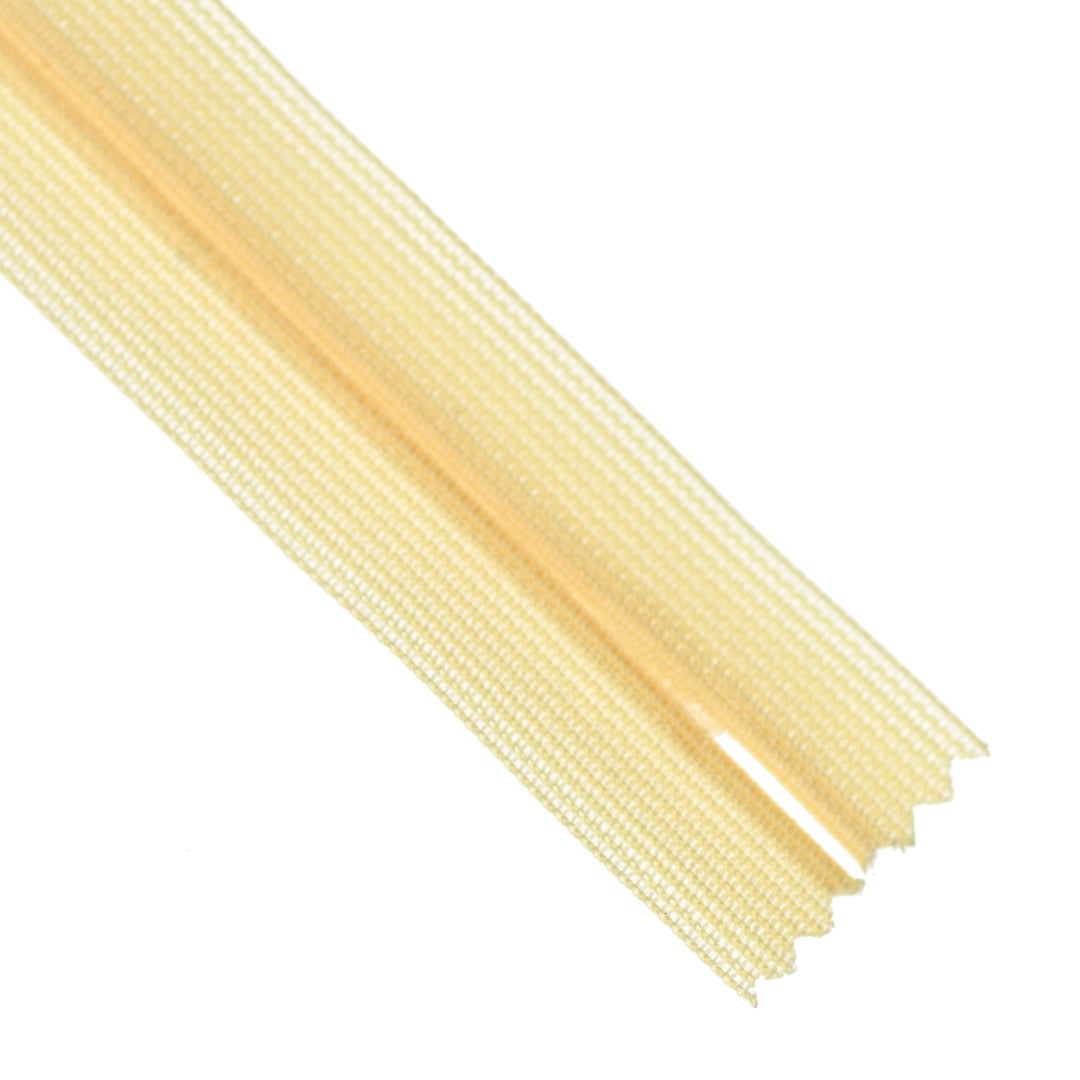 YKK INVISIBLE MESH ZIP COL 842 BUTTERMILK