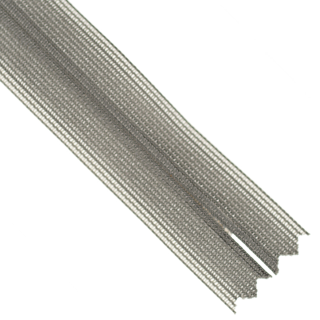 YKK INVISIBLE MESH ZIP COL 860 ELEPHANT GREY