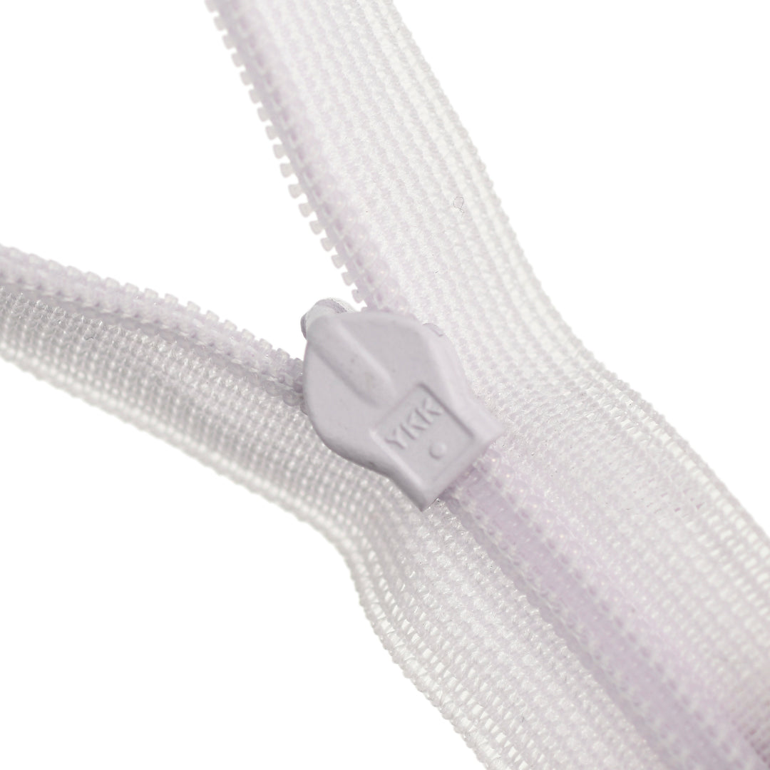 YKK INVISIBLE MESH ZIP COL 861 SOFT LILAC