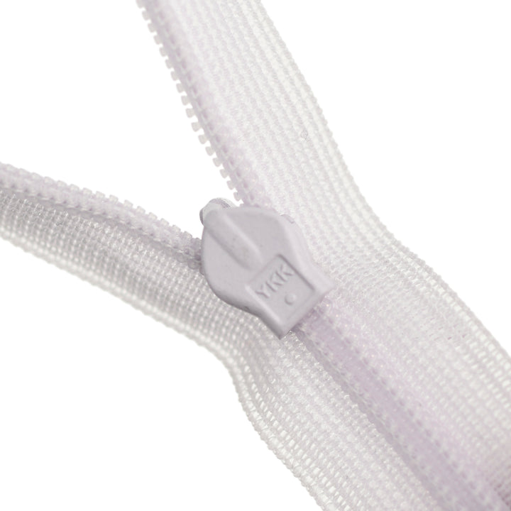 YKK INVISIBLE MESH ZIP COL 861 SOFT LILAC