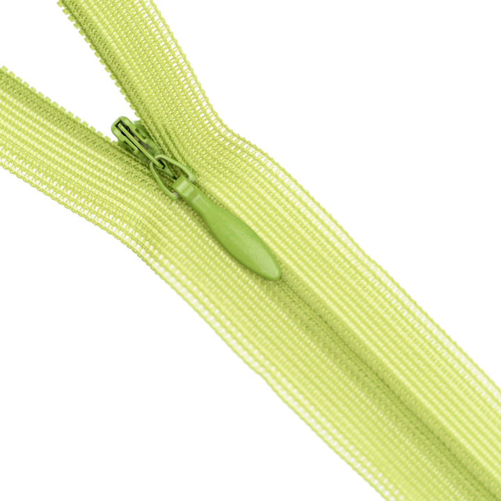 YKK INVISIBLE MESH ZIP COL 875 FRESH MOSS