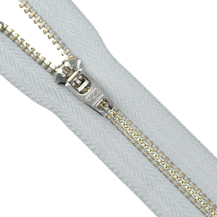 YKK JEAN ZIP NO.4.5 NICKEL COL 119 COOL GREY