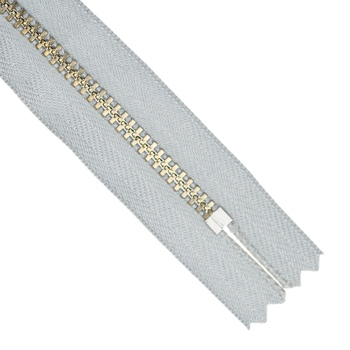 YKK JEAN ZIP NO.4.5 NICKEL COL 119 COOL GREY