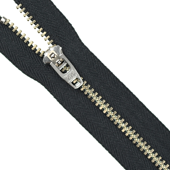 YKK JEAN ZIP NO.4.5 NICKEL COL 156 CHARCOAL