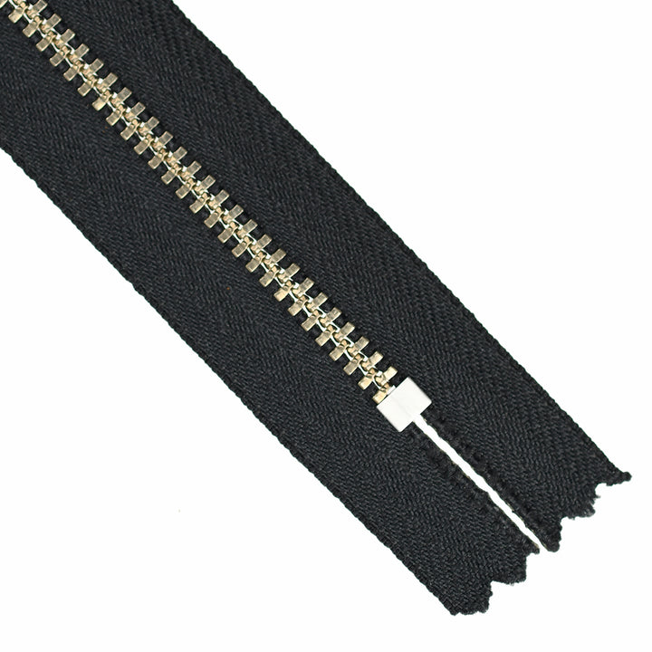 YKK JEAN ZIP NO.4.5 NICKEL COL 156 CHARCOAL