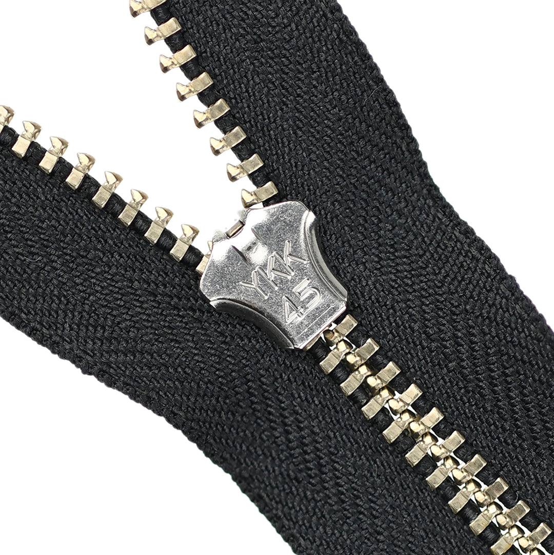 YKK JEAN ZIP NO.4.5 NICKEL COL 156 CHARCOAL