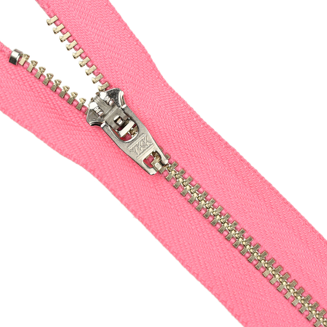YKK JEAN ZIP NO.4.5 NICKEL COL 335 BUBBLEGUM