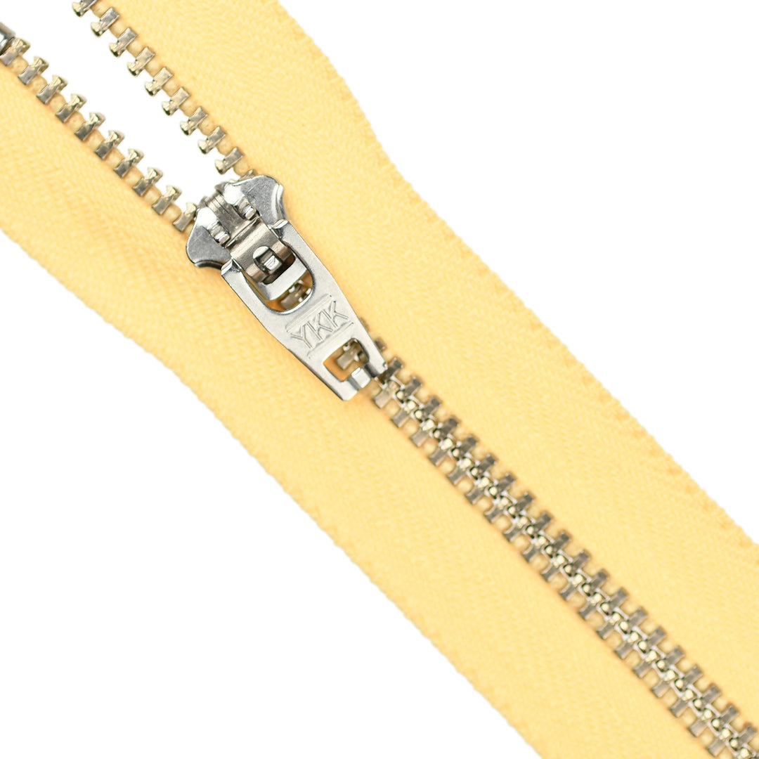 YKK JEAN ZIP NO.4.5 NICKEL COL 505 BANANA