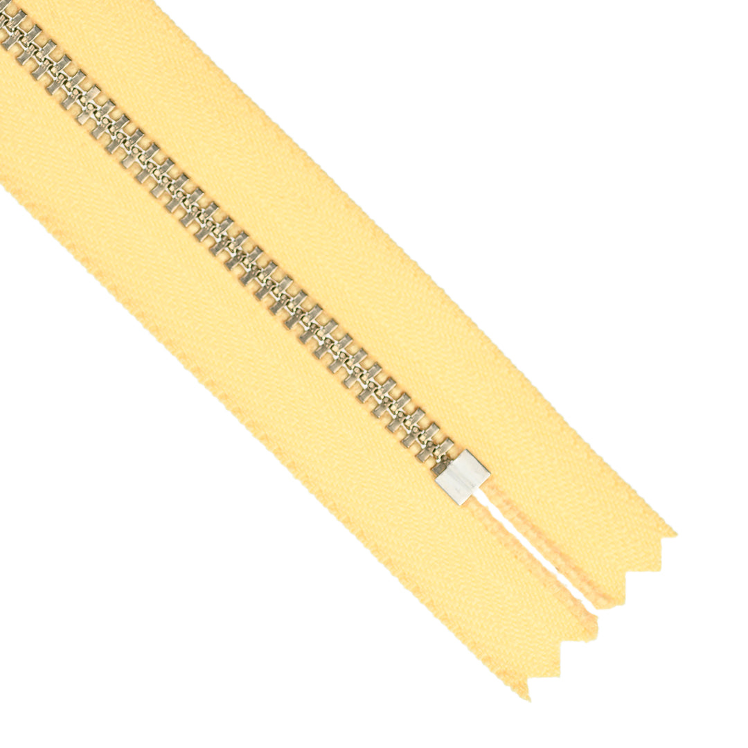 YKK JEAN ZIP NO.4.5 NICKEL COL 505 BANANA