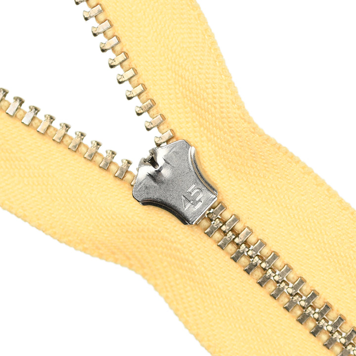 YKK JEAN ZIP NO.4.5 NICKEL COL 505 BANANA